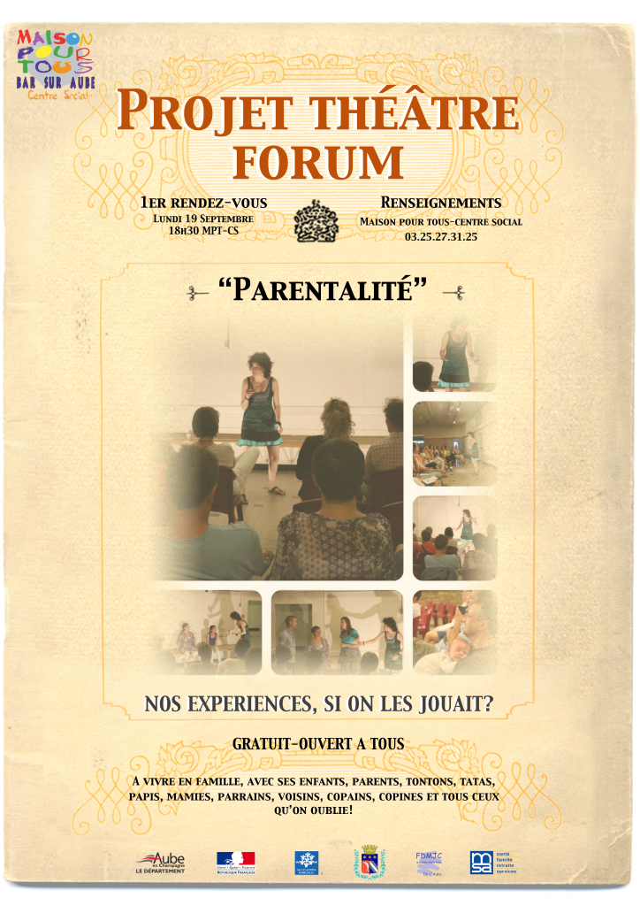 affiche théatre forum